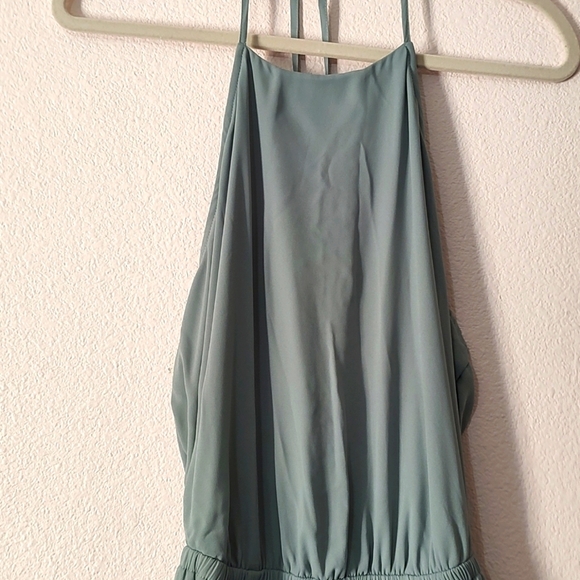 Show Me Your Mumu Halter Maxi Dress Side Slit Size XS - Picture 10 of 10